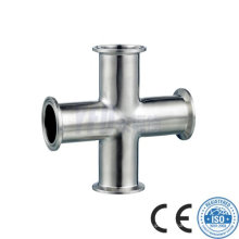 3A Stainless Steel Pipe Fitting Sanitary Cross